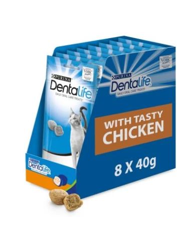 

PURINA Dentalife Bocconcini di pollo 8 x 40 g