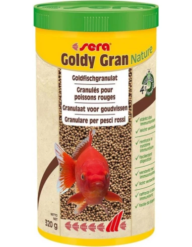 

Sera Goldy Gran alimento in granuli per pesci rossi